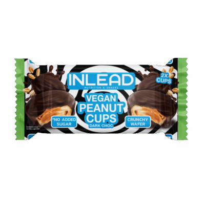 Inlead Peanut Cups Vegan Dark Choc, 50g