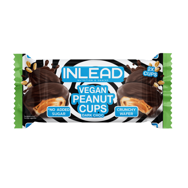 Inlead Peanut Cups Vegan Dark Choc, 50g