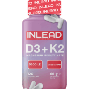 Inlead Vitamin D3 + K2 + Magnesium, 120 Kapseln