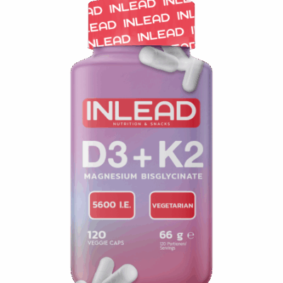 Inlead Vitamin D3 + K2 + Magnesium, 120 Kapseln