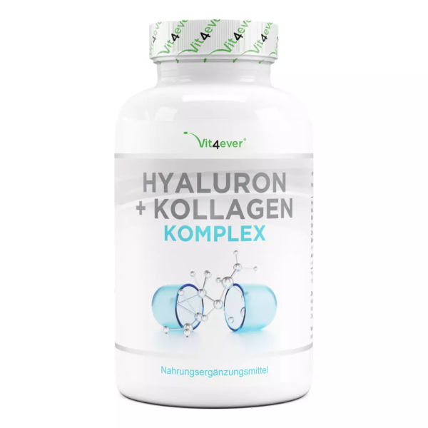 Vit4ever Hyaluronsäure Kollagen Komplex, 240 Kapseln