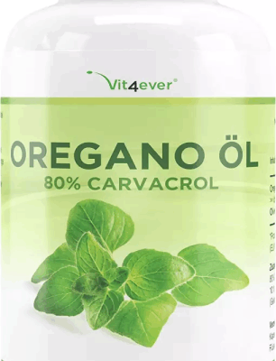 Vit4ever Oregano Öl, 120 Kapseln