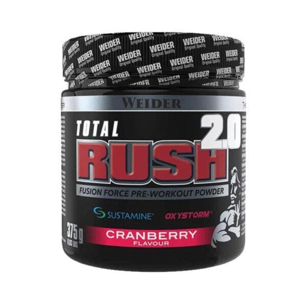MHD 04/2025 Weider Total Rush 2.0 - 375g Cranberry