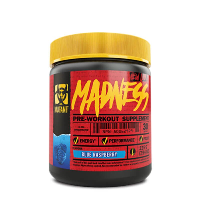 MHD 07/2025 Mutant Madness Booster 225g Blue Raspberry