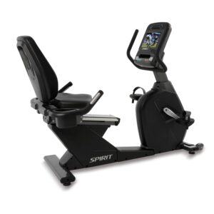 Spirit Fitness CR900 Schwarz TFT Studio-Liegeergometer