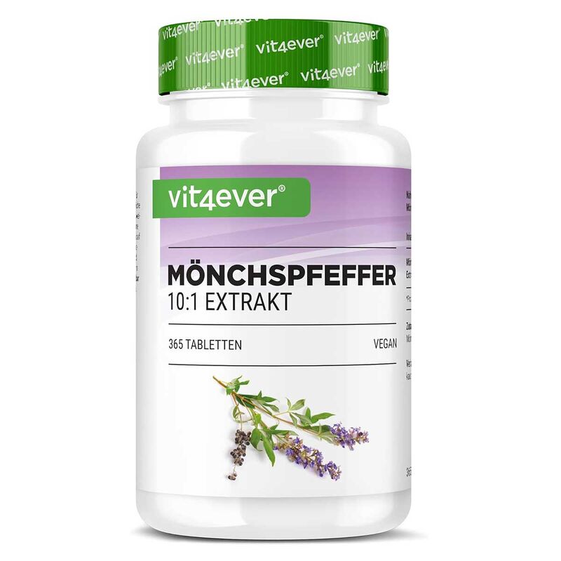 Vit4ever M?nchspfeffer Extrakt 10:1 - 365 Tabletten