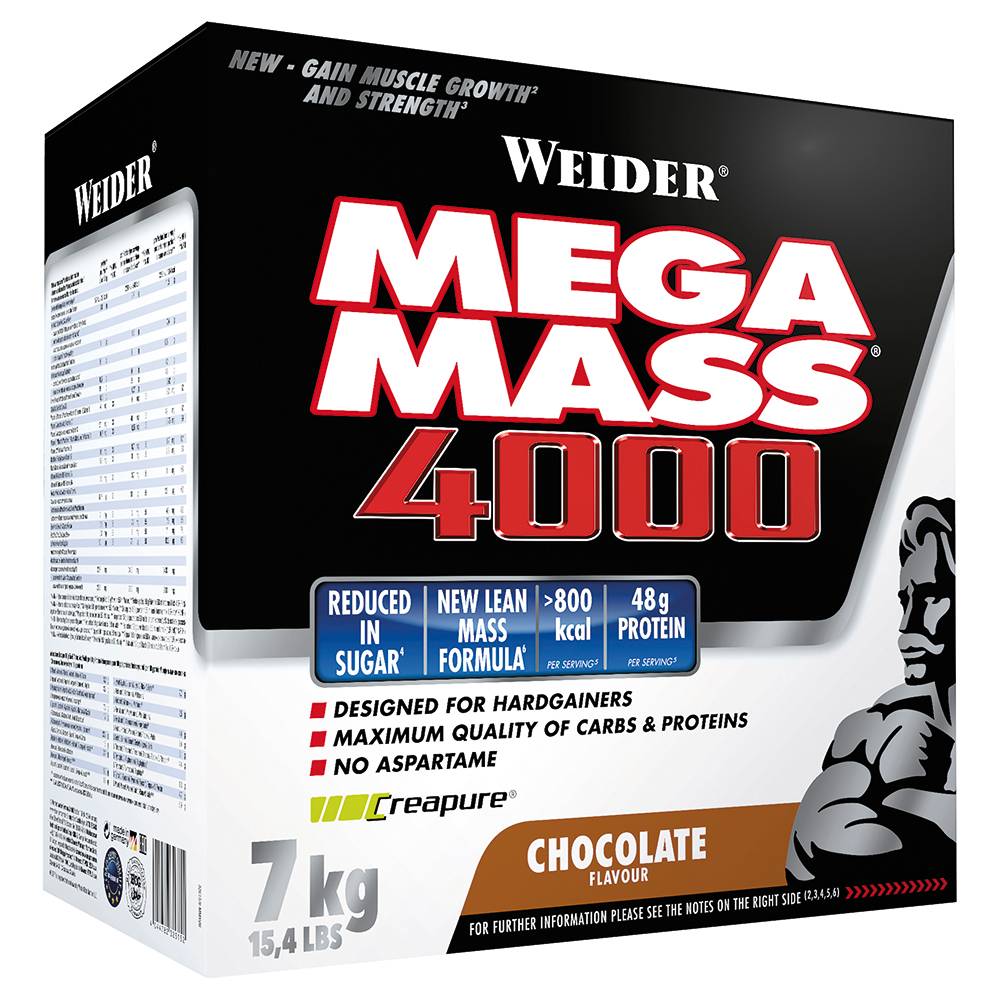 Weider Mega Mass 4000 7kg Weightgainer