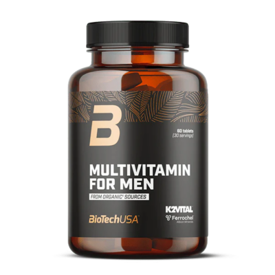 Biotech USA Multivitamin For Men from organic sources, 60 Tabletten
