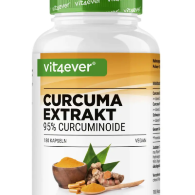 Vit4ever Curcuma Extrakt Intenso, 180 Kapseln