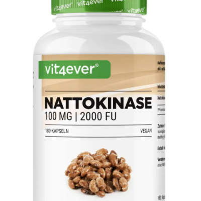 Vit4ever Nattokinase, 180 Kapseln