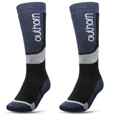 OUTHORN - Damen Ski Socken - Unisex Ski- und Snowboardsocken - schwarz navy