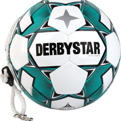 Derbystar Swing Heavy mit Leine Spezialball weiss/türkis 5