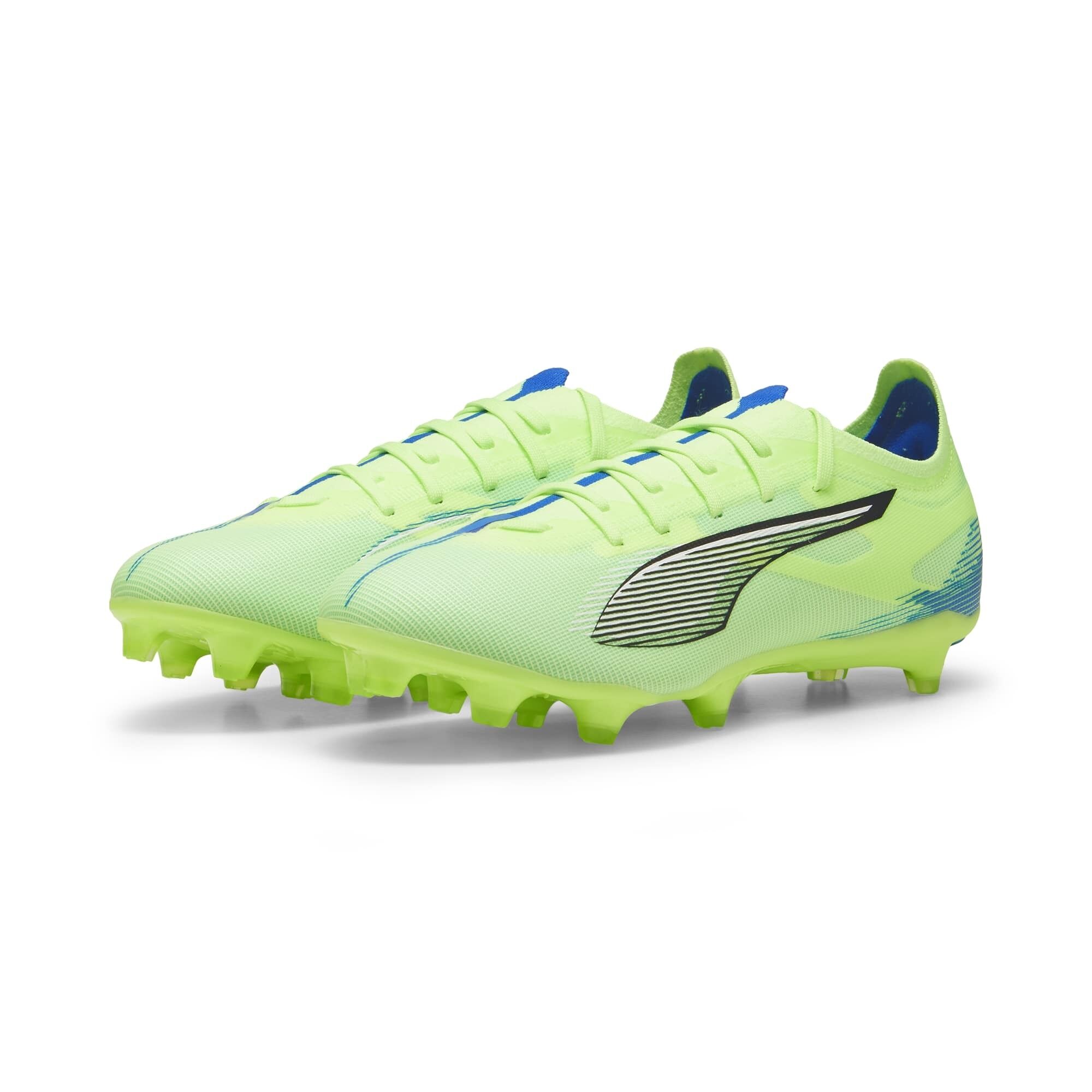 Puma Ultra 5 Match FG/AG Fussballschuhe fizzy apple-puma white-bluemazing 42