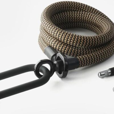 Texlock Bügelschloss mit Textilseil eyelet 160 U/X-lock L wild hemp