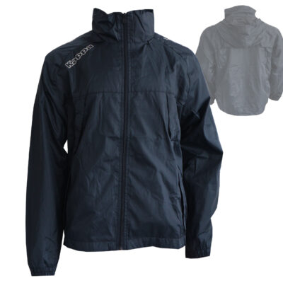 Kappa Pocojack Jr.Rain Jacket / Kinder Regenjacke -schwarz-