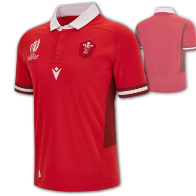 Macron WRU Wales Home RWC Replica Shirt 23/24