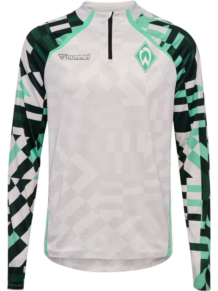 Hummel Werder Bremen Warm Up Half Zip Top 25 26