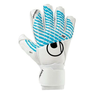 uhlsport FM Cybertec Soft Flex Frame Torwarthandschuhe Kinder weiß/cyberblau/schwarz 4