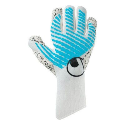 Uhlsport FM Cybertec Supergrip+ HN Torwarthandschuhe weiß/cyberblau/schwarz 8,0
