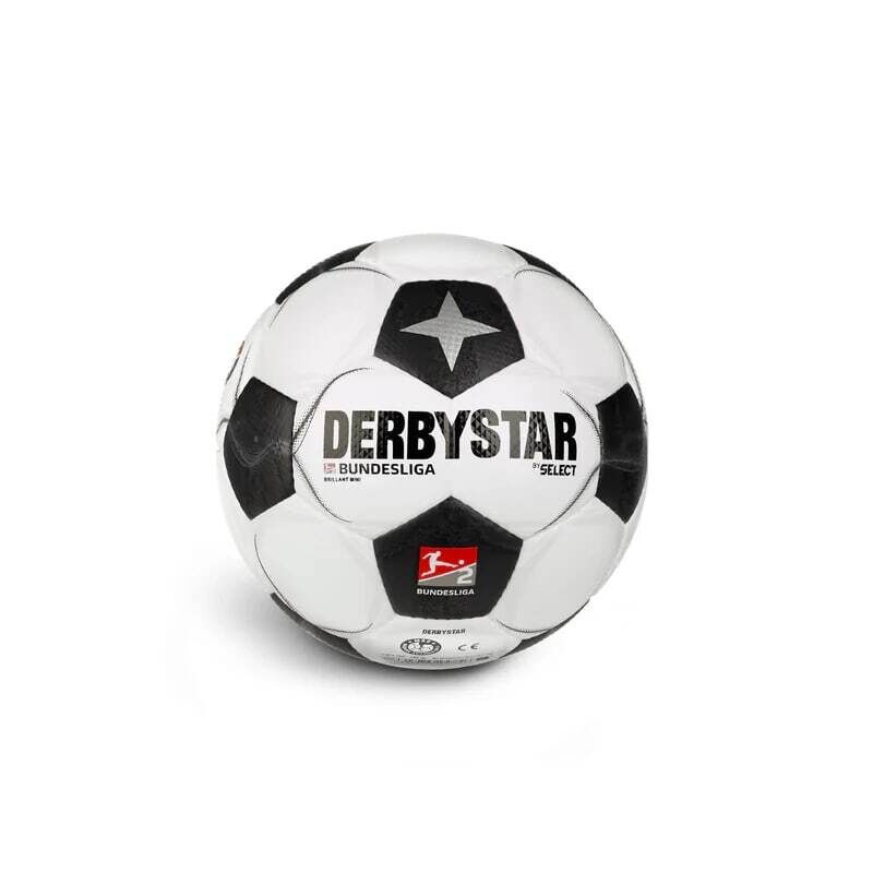 Derbystar MINIFUSSBALL BL BRILLANT weiss/schwarz 47 cm