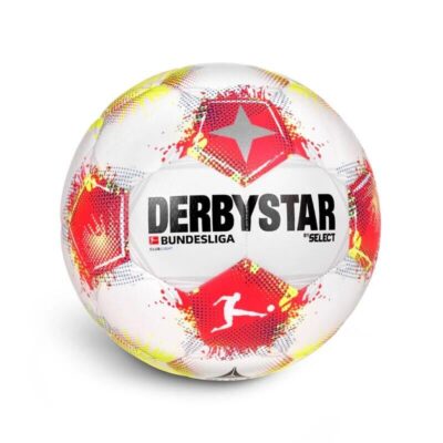 10er Ballpaket Derbystar Bundesliga Club Light v25 Trainingsball weiß/rot/gelb 4