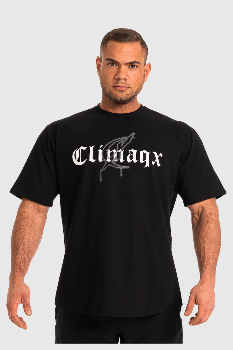 Climaqx NERO Ovesize SHIRTSchwarz / XXXXL