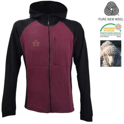 CANADA NORTH - Herren Merino WOLLJACKE KIVALLIQ mit Daumenloch