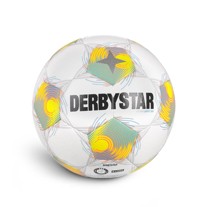 Derbystar FB-CLUB LIGHT 350 v26 Jugend Trainingsball weiß/gelb/grün 4