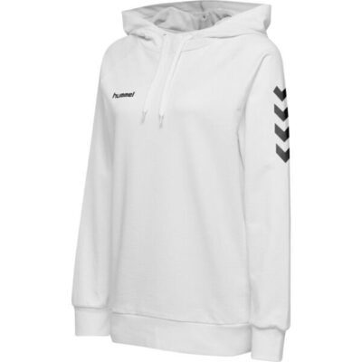 Hummel HMLGO COTTON HOODIE WOMAN - WHITE - M