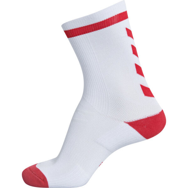 Hummel ELITE INDOOR SOCK LOW - WHITE/TRUE RED - 43/45