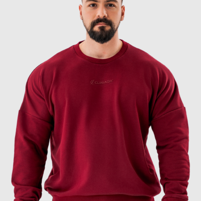 Climaqx Era SweatshirtWeinrot / XXXXL