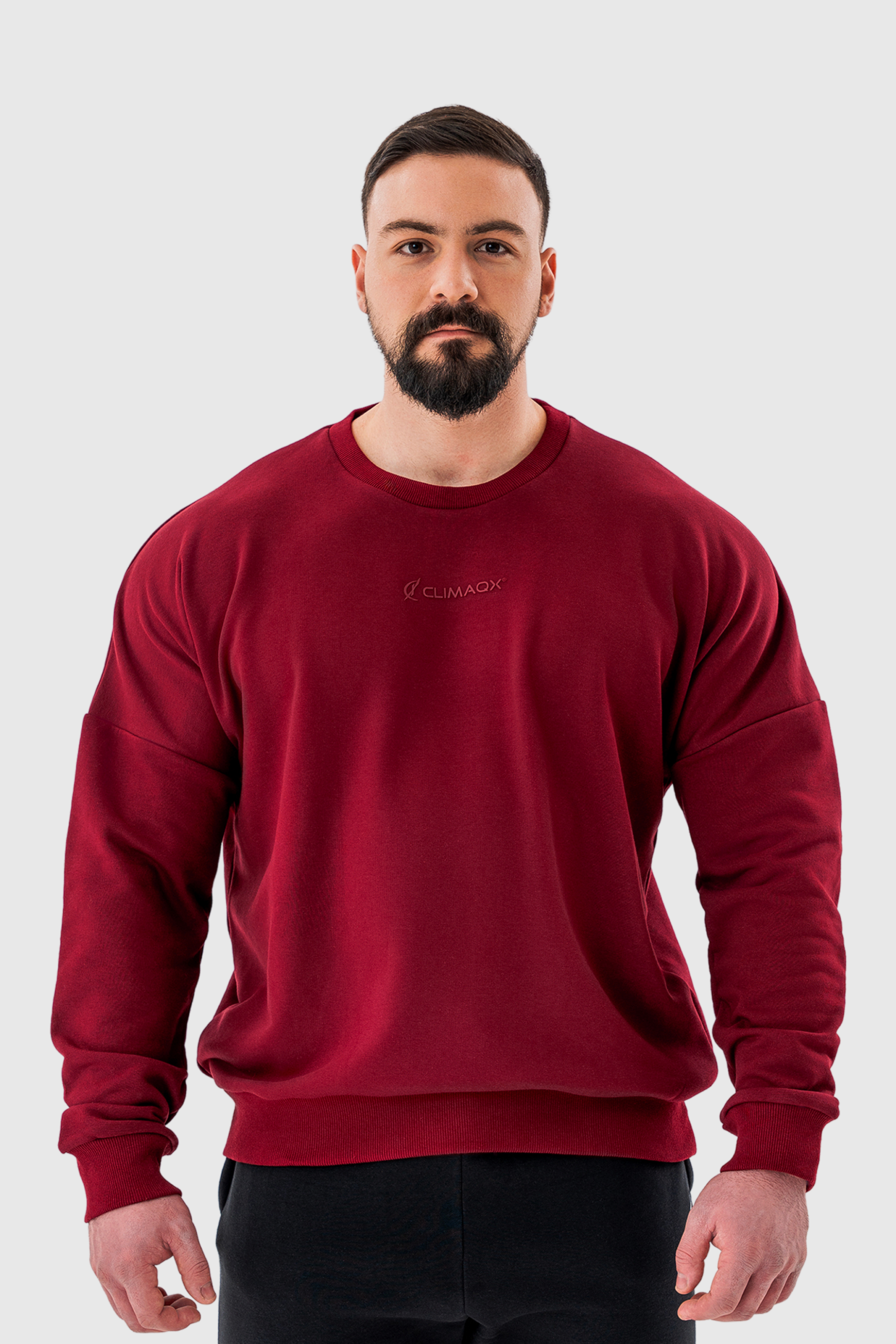Climaqx Era SweatshirtWeinrot / XXXXL