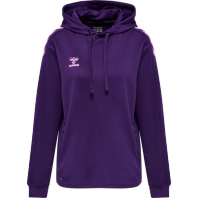 Hummel hmlCORE XK POLY SWEAT HOODIE WOMAN - ACAI - L