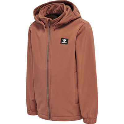 Hummel hmlMARS SOFTSHELL JACKET - COPPER BROWN - 122/128