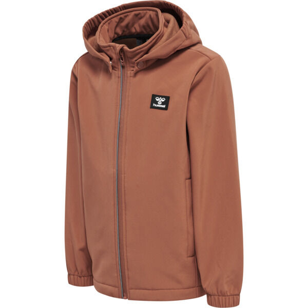 Hummel hmlMARS SOFTSHELL JACKET - COPPER BROWN - 122/128