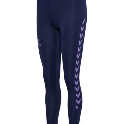 Hummel hmlSTALTIC HW POLY TIGHTS WOMAN MARINE/PAISLEY PURPLE XS