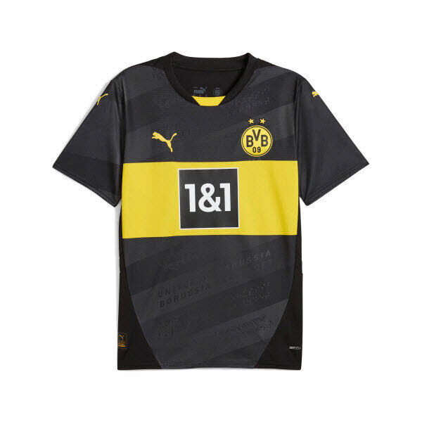 Puma Borussia Dortmund Saison 2024/2025 Auswärtstrikot Erwachsene schwarz/gelb S