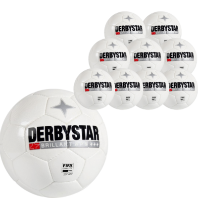 10 er Ballpaket Brillant APS Weiß Größe 5