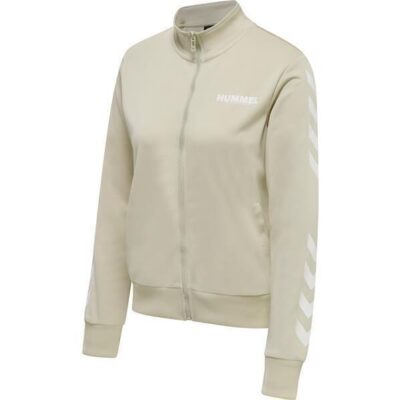 Hummel hmlLEGACY POLY WOMAN ZIP JACKET - PUMICE STONE - S