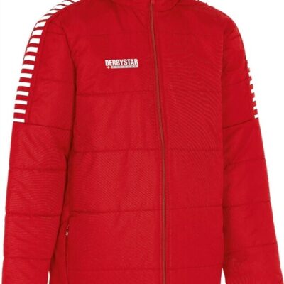 Derbystar Hyper Stadionjacke, rot weiss, XXL