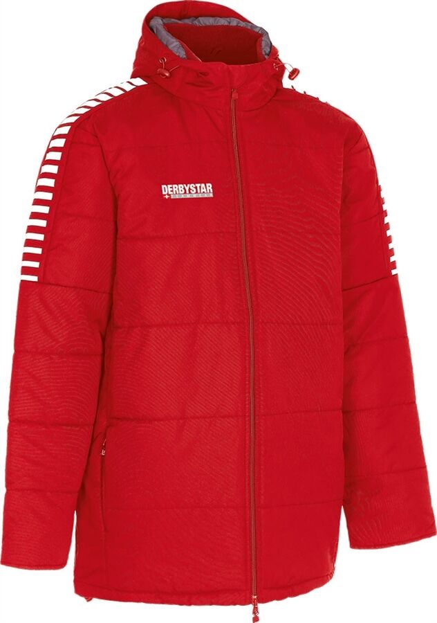 Derbystar Hyper Stadionjacke, rot weiss, S