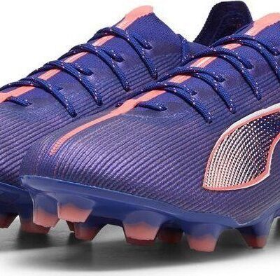 Puma Ultra 5 Ultimate FG Fussballschuhe lapis lazuli-puma white-sunset glow 43