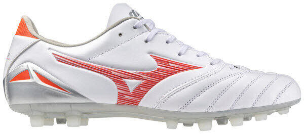 Mizuno Corporation Morelia Neo IV Pro AG ( U ) Fussballschuhe white/radiant Red 46