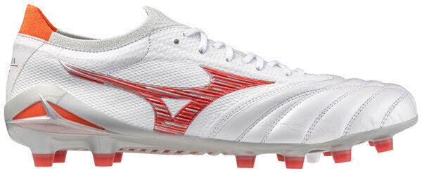 Mizuno Corporation Morelia Neo IV Beta MD Japan Fussballschuhe white/radiant Red 43