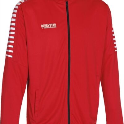 Derbystar Hyper Poly-Arbeitsjacke Kinder rot weiss 152