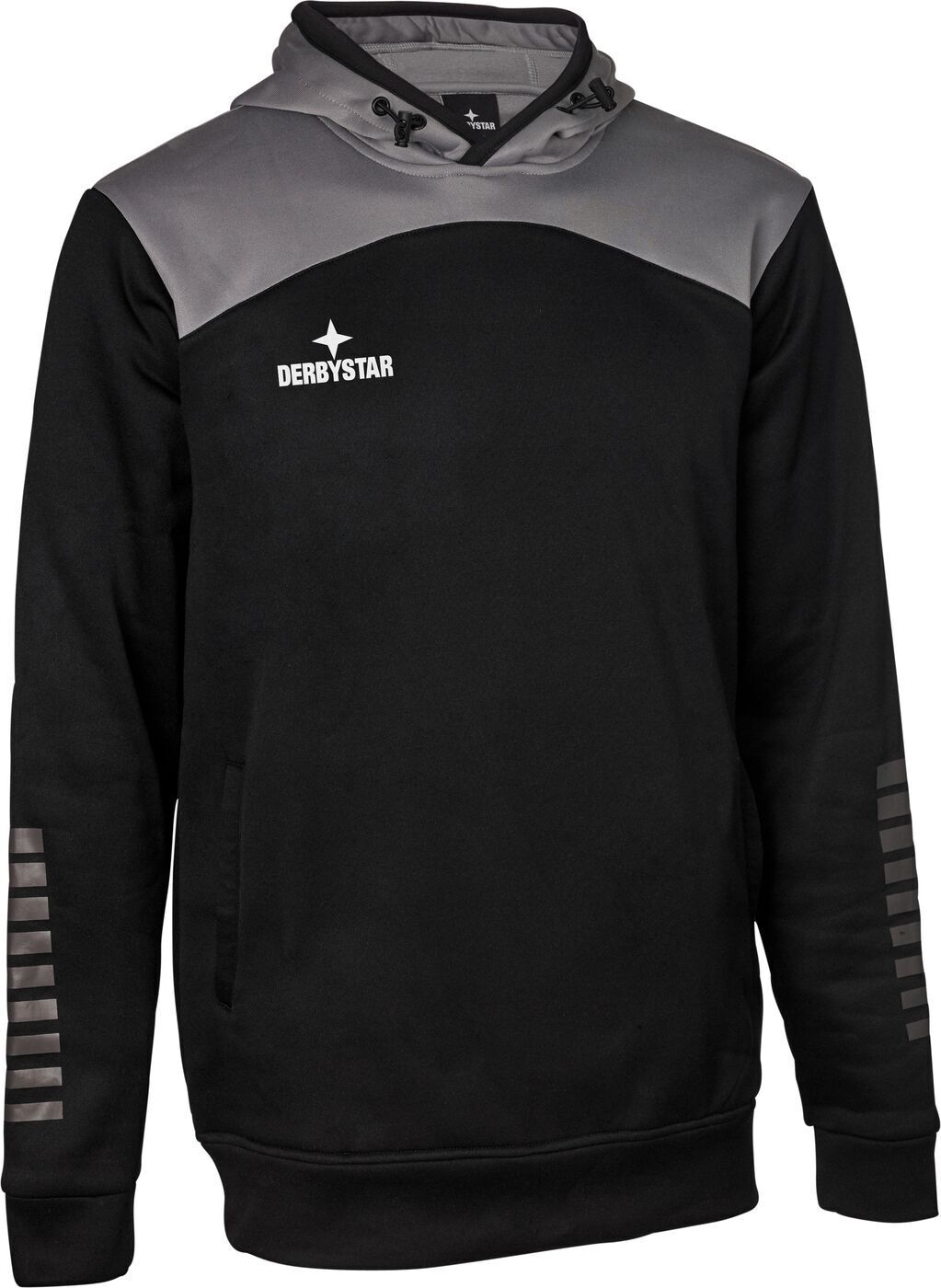 Derbystar Kapuzenpullover Ultimo v23 Erwachsene schwarz grau M