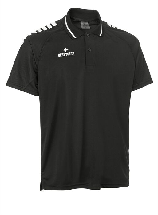 Derbystar Primo Polo-Shirt v24, schwarz weiss, L