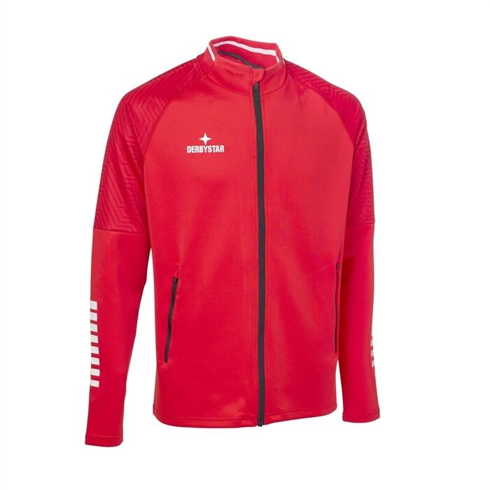 Derbystar Primo Trainingsjacke v24 rot weiss 164