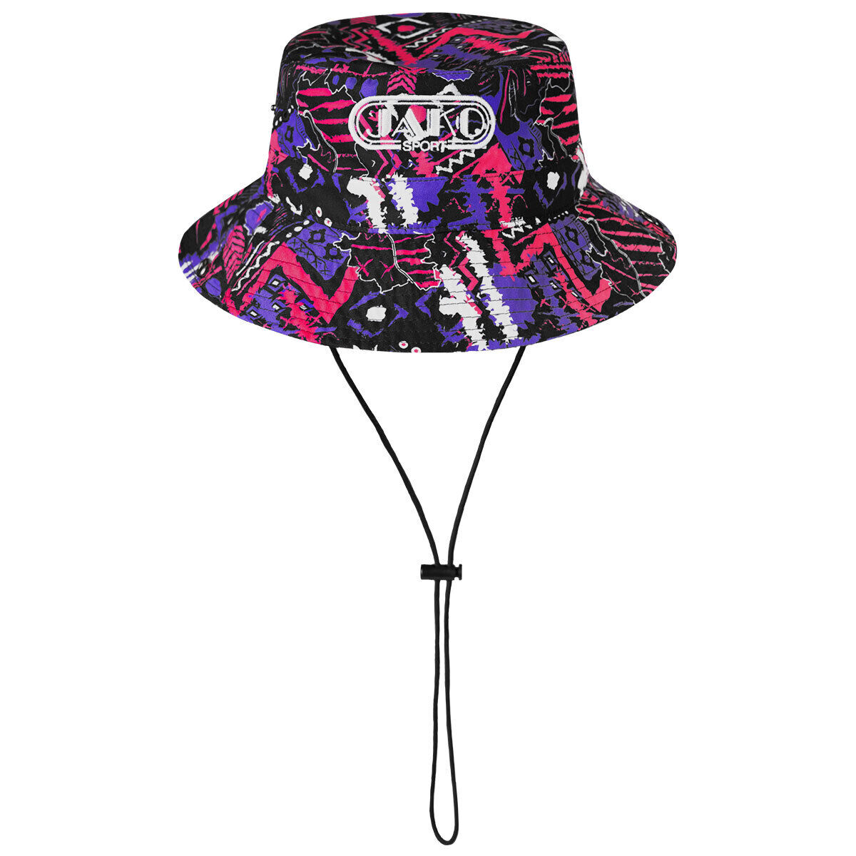 Jako Malle Fischerhut Tropicana weiß/pink/lila/schwarz uni