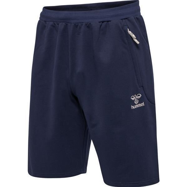Hummel hmlMOVE GRID COTTON SHORTS - MARINE - XL